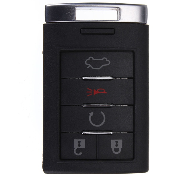 

5 Button Smart Remote Key Shell Fob Case Blade For Cadillac 05-14