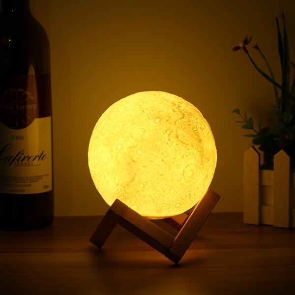 

13 см Волшебный кран Датчик Лунный стол Лампа USB зарядка Перезаряжаемый Luna LED Night Light Gift