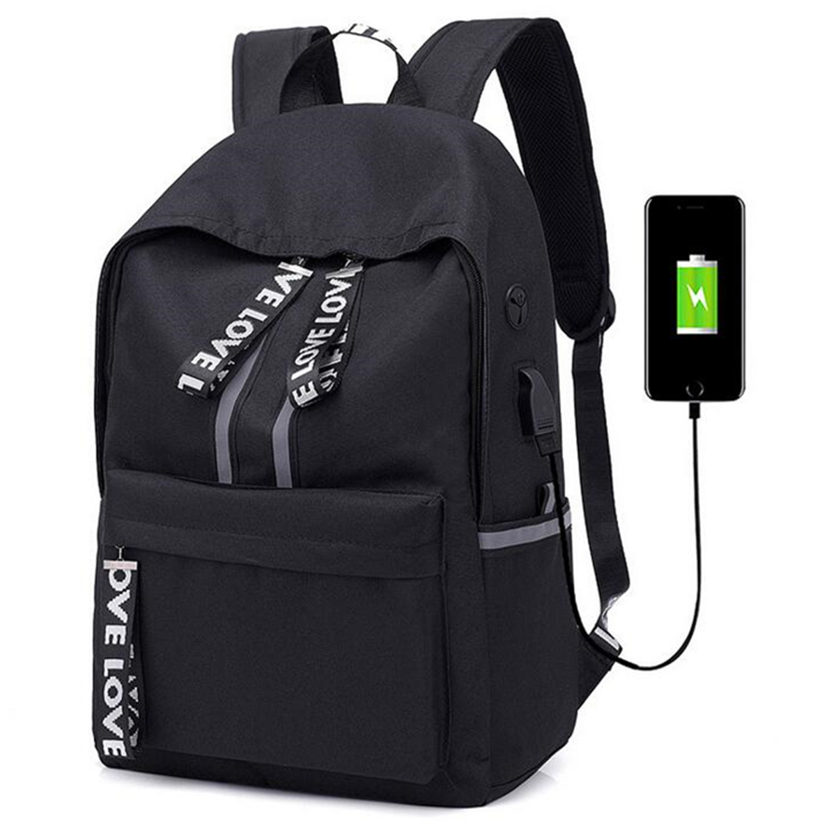 

20L USB Backpack 15inch Laptop Bag Waterproof Camping Multifunction Rucksack Men Women