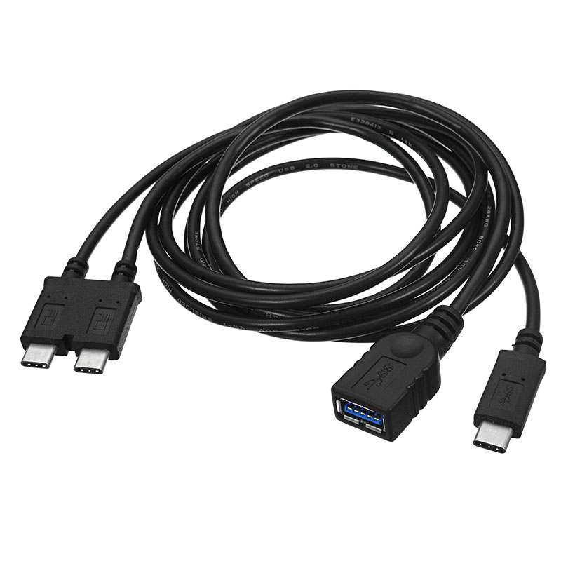 

Двойной кабель USB 3.1 Type-C для USB-C USB 3.0 Женский кабель для OTG для Macbook Pro 13inch