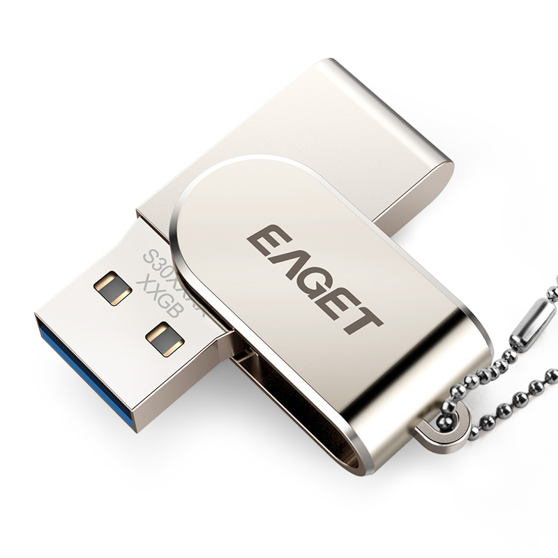 

EAGET S30 USB 3.0 USB Flash Привод Ручка Привод 16G 32G USB-диск с KeyChain для ПК Ноутбук