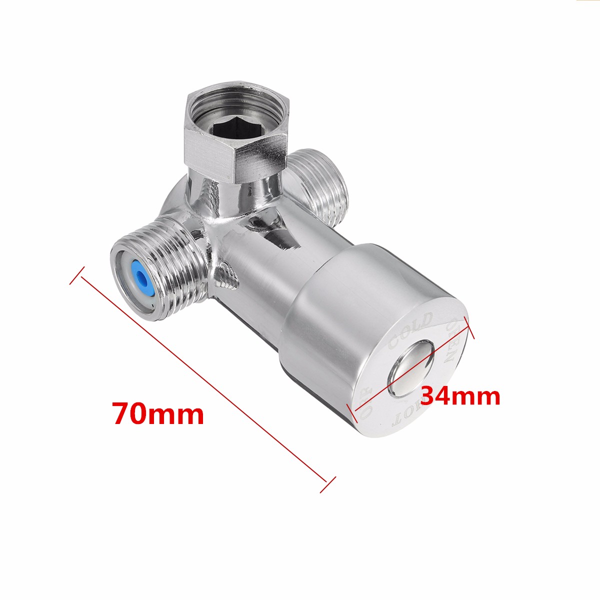 Hot And Cold Temperature Mixing Valve Brass Faucet Control For Automatic Tap