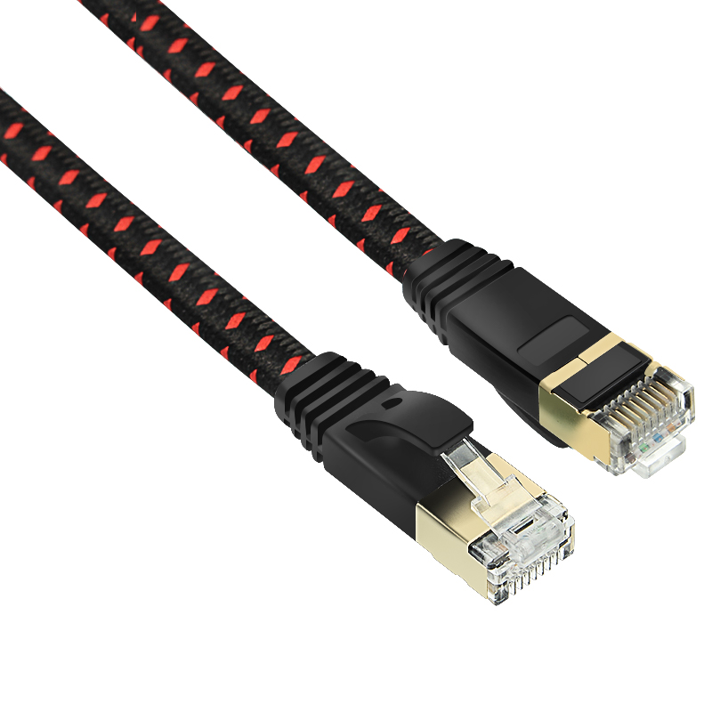 

MantisTek® EC1 CAT7 1 ~ 20M 10Gbps RJ45 Плетеный плоский кабель Патч-корд LAN Сетевой кабель Ethernet
