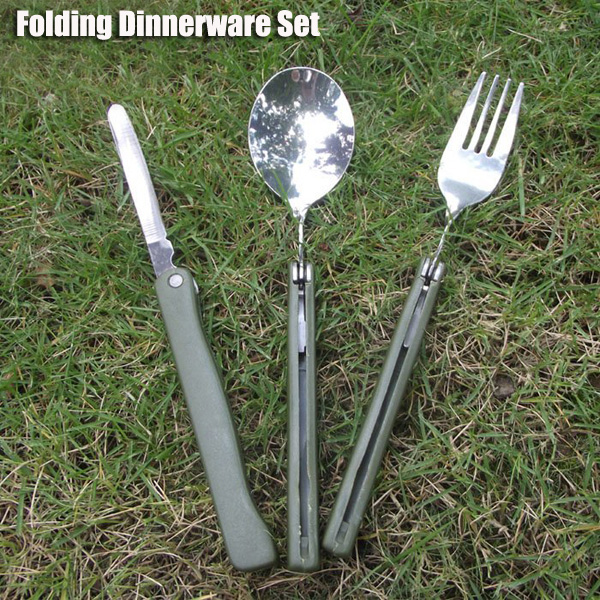 Outdoor Folding Dinnerware Set