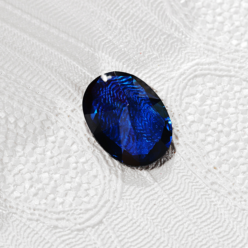 

8.06ct 10x12mm овальной формы огранки свободный драгоценный камень без подогрева синий сапфир украшения AAAAA