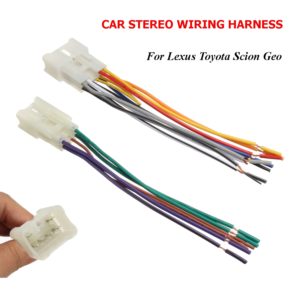 Car Radios - Car Stereo Radio Player Wiring Harness DVD Adapter Plug