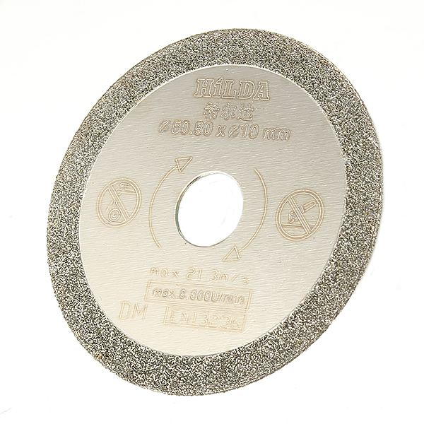 HILDA 10mm Diamond Saw Blade 50.8x1.3mm Cutting Disc for Marble Ceramic
