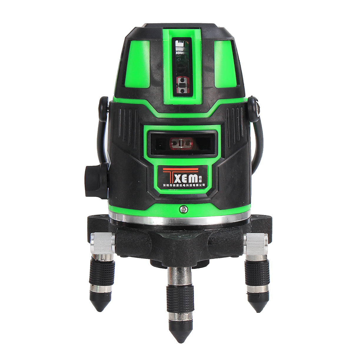 

360 ° Rotary Green 5 Line Лазер Уровень Самовыравнивание Вертикальное измерение горизонтального уровня Инструмент