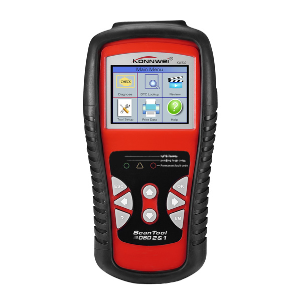 Konnwei KW830 OBD2 Car Automobile Engine Battery Diagnostic Detector Code Reader