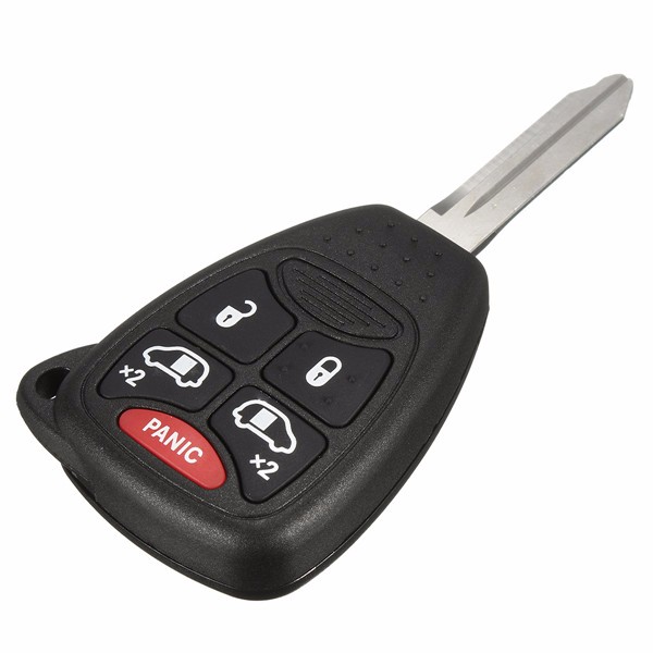 

5 Button Uncut Keyless Entry Remote Transmitter Fob Key for Chrysler Jeep Dodge