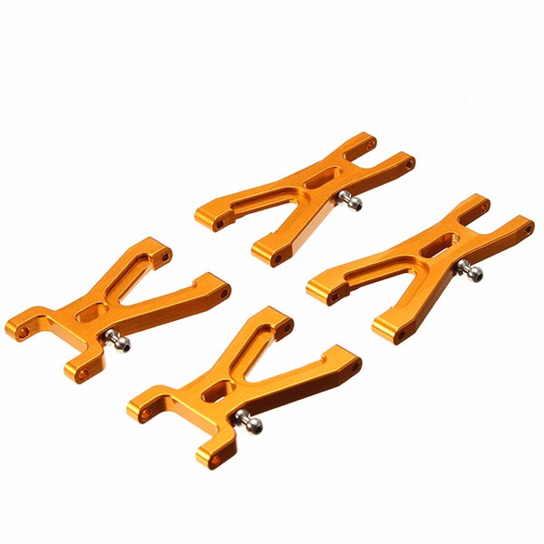 Ambility 4 Pcs Upgrade Metal Front Rear Lower Suspension Arm for Wltoys A959-B A969-B A979-B A969 A979 K929 