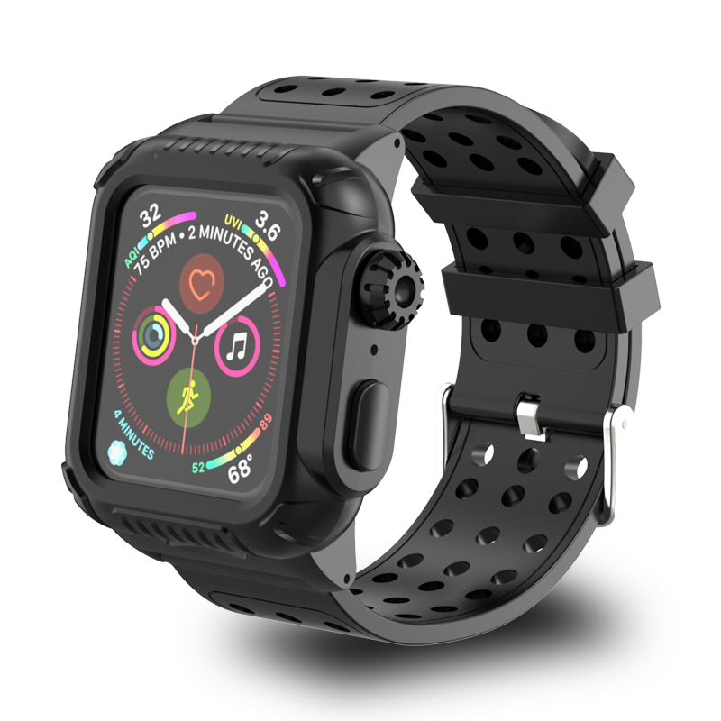 

Bakeey Силиконовый Часы Стандарты Ремешок с полной крышкой для часов для серии Apple Watch 4 40мм / 44мм