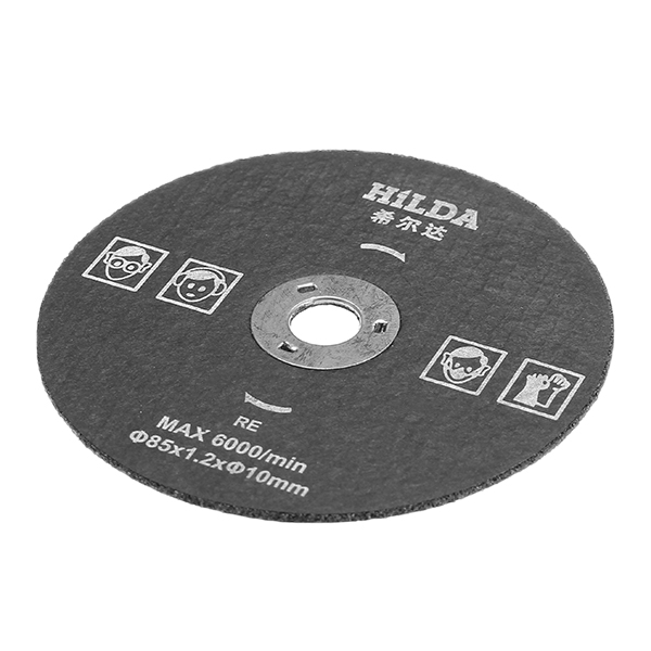 HILDA 10mm/15mm Resin Cutting Disc 85x1.2mm Saw Blade for Steel Iron