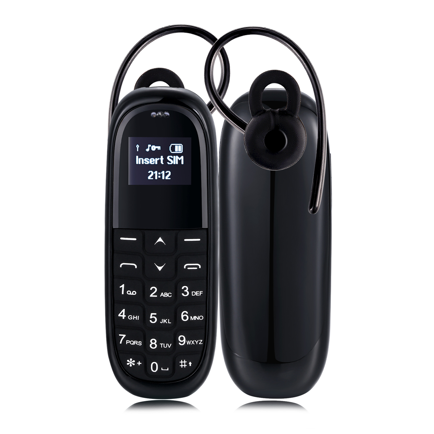 

AIEK KK1 0,66 дюймов 330 мАч Bluetooth Дозвонщик Волшебный Голосовой низкочастотный мини-телефон