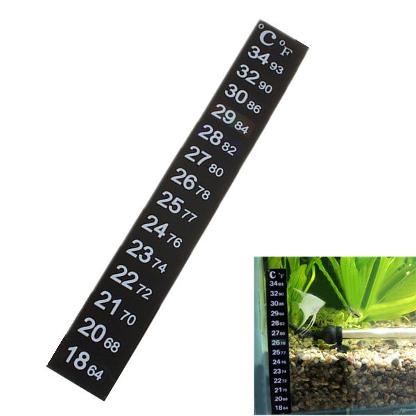 Nomoy Aquarium Digital Fish Tank Thermometer Temperature Sticker