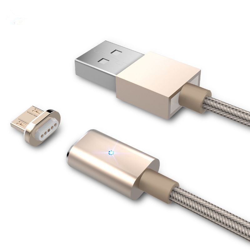 

Магнитная Адсорбция 3-го поколения 1.2M Плетеный провод Микро USB зарядный кабель для передачи данных