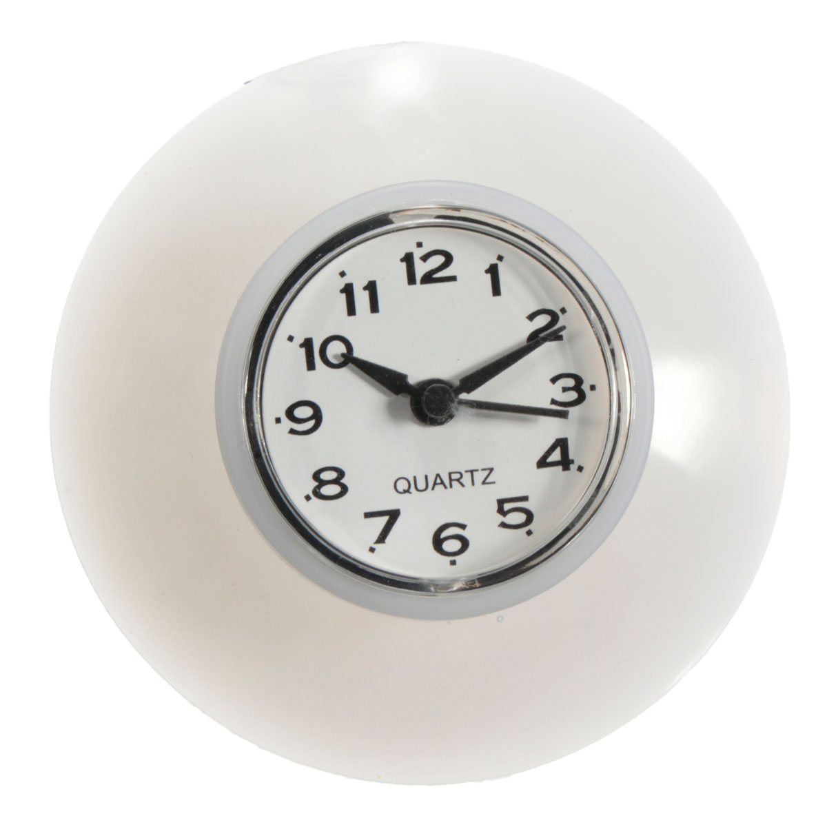 Bathroom Kitchen Waterproof Wall Clock Resistant Timer Suction Cup