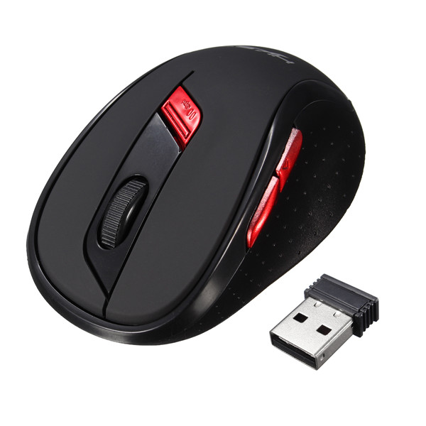 

HXSJ X40 2400DPI 6 Buttons ABS 2.4GHz Wireless Optical Gaming Mouse