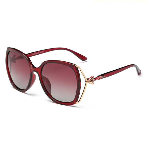 

Женское Винтаж UV400 Поляризованные солнцезащитные очки Мода металлическая рамка Eyeglassess