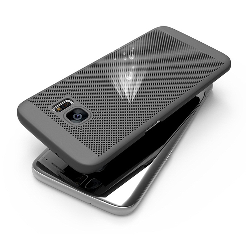

Рассеиваемая сетка тепла Анти Отпечаток пальца ПК Чехол для Samsung Galaxy S6 Edge