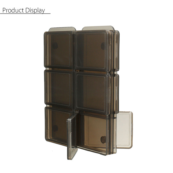 Foldable 12 Slot SIM/Micro SD/TF Memory Card Storage Case Box Holder Protector