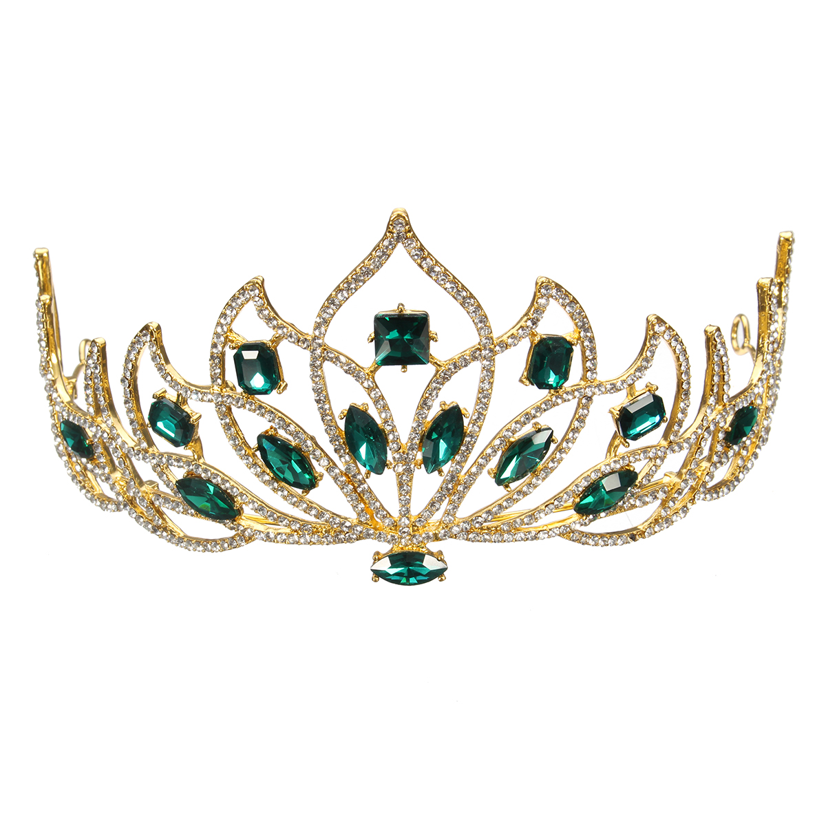 

Невеста Золотой Зеленый Горный Хрусталь Кристалл Тиара Наследная Королева Принцесс