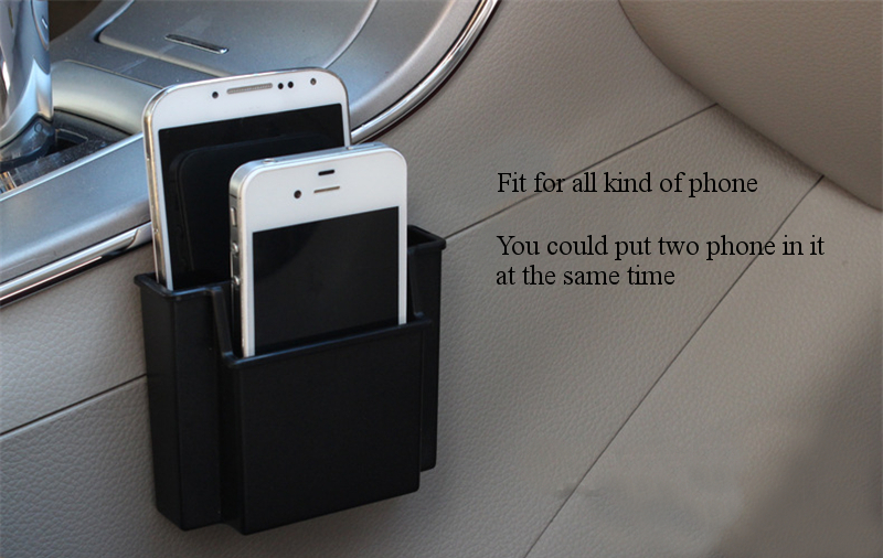 Universal Car Air Vent Mount Dashboard Phone Holder Sundry Storage Box Organizer