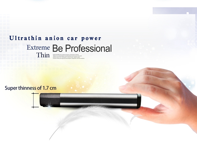 T163 Anion Car Power Inverter Ultrathin AC 220V USB 2.1A Charging Air Purifier 3 in 1