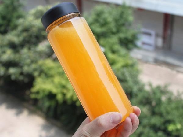 Transparent Fruit Water Cup