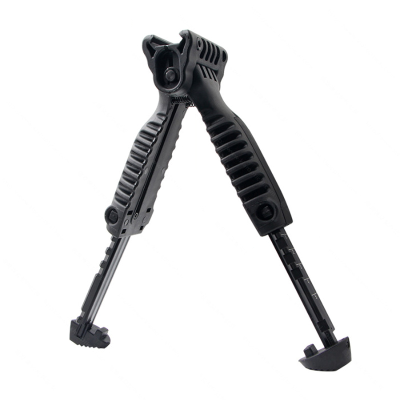

KALOAD Y12 Retractable Tactical Grip Bipod for 20mm Rail Joint Carbine Hunting Shooting Bipods Stick