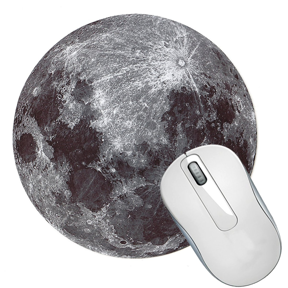 

8 "Диаметр круглой луны Поверхность Cosmic Коврик для мыши Мат