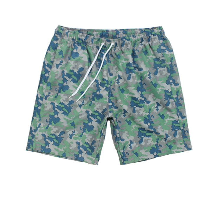 

Polyester Camouflage Printing Loose Quickly Dry Board Shorts