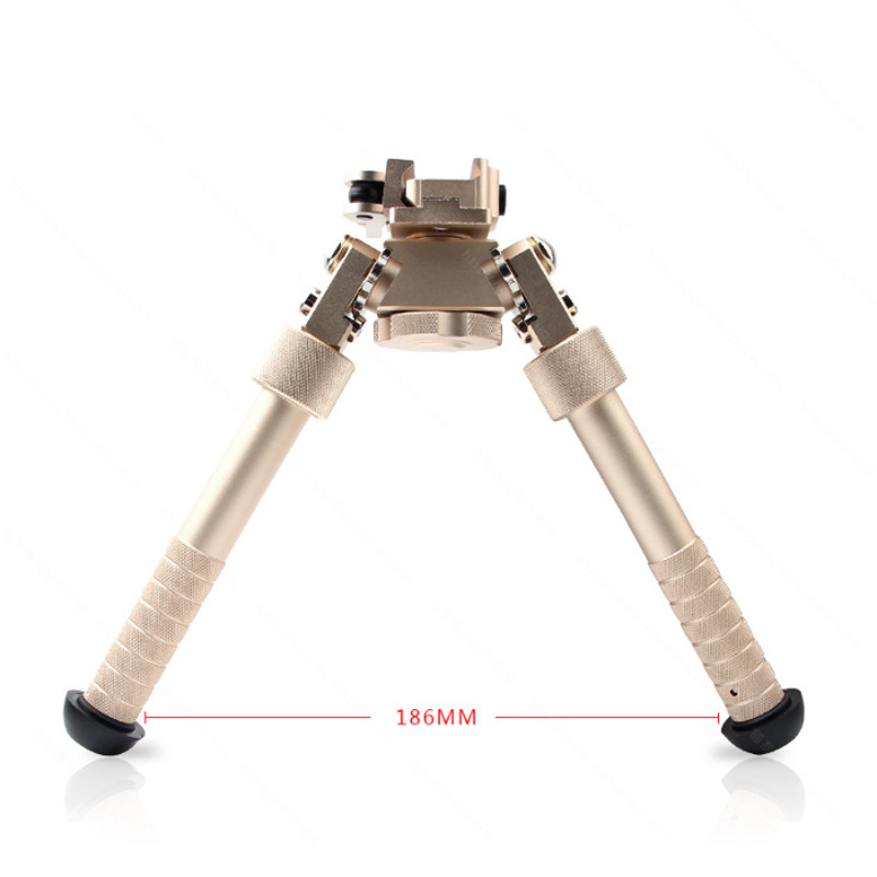 

KALOAD Y53 6 inches Hunting Optics Tactical Bipod 20mm Quick Release Rotation Shooting Bipods Stick