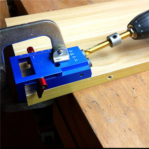 Mini Pocket Hole Jig Kit Woodwork Guide Woodworking Tool