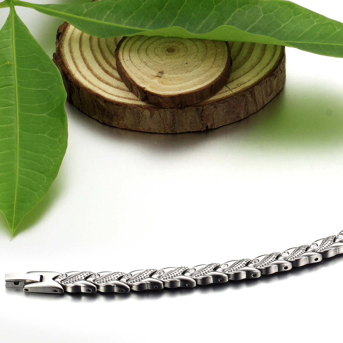 Magnetic Healing Health Women Bracelet Stainless Steel Jewelry