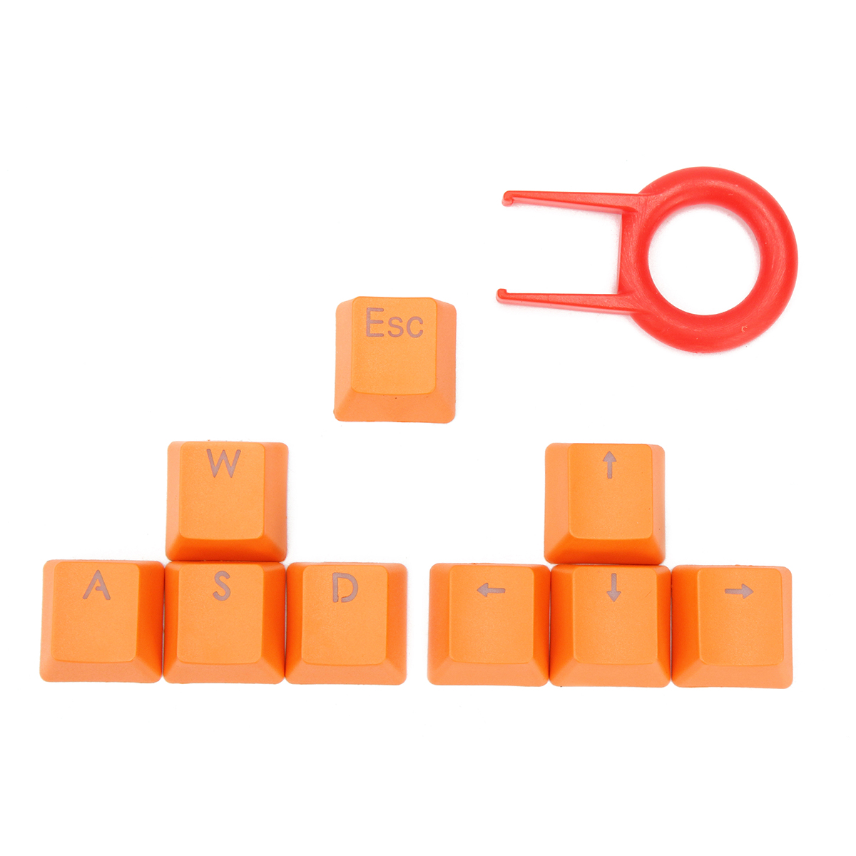 

Оранжевый 9 PBT подсветкой клавиш Передающая Колпачки для механической клавиатуры Cherry MX
