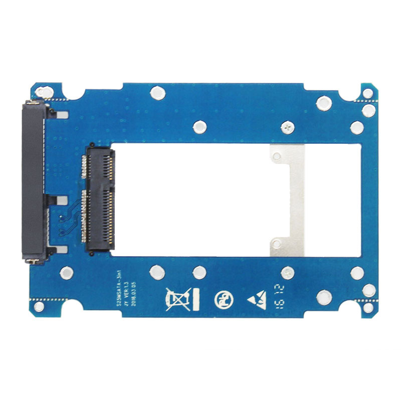 

JEYI S112s SSD Converter Card mSATA to SATA m.2 NGFF to SATA3 Hard Drive Box Adjustable Plate