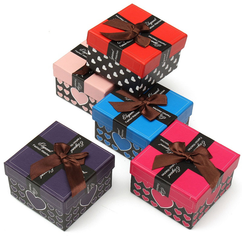 Watch Bracelet Jewelry Gift Square Box Case Storage Holder