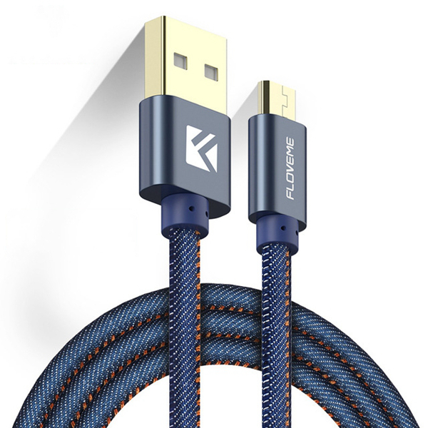 

FLOVEME Двойной микро USB быстрый зарядный кабель для передачи данных 1M Для Xiaomi Redmi 6 5 Plus Примечание 5 4X S7 S6