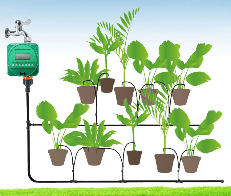 Rain Sensor Automatic Watering Timer Garden Flower Plant Program Irrigation Timing Controller