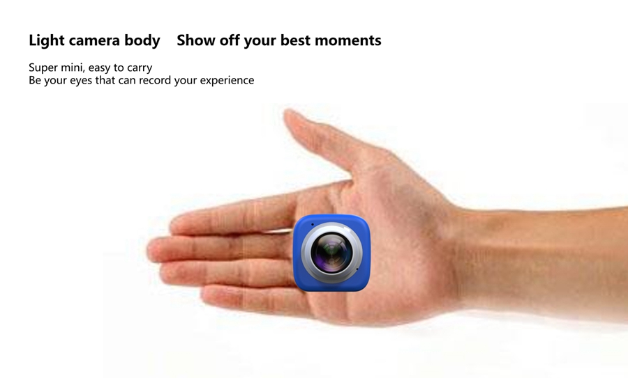 Vision-780 Wifi Sports Selfie Camera Car DVR Dash Cam Waterproof 4G Capacity