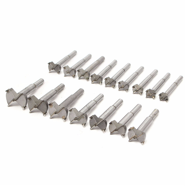 16pcs 15-35mm Forstner Drill Bits Hinge Hole Cutter Woodworking Hole Saw