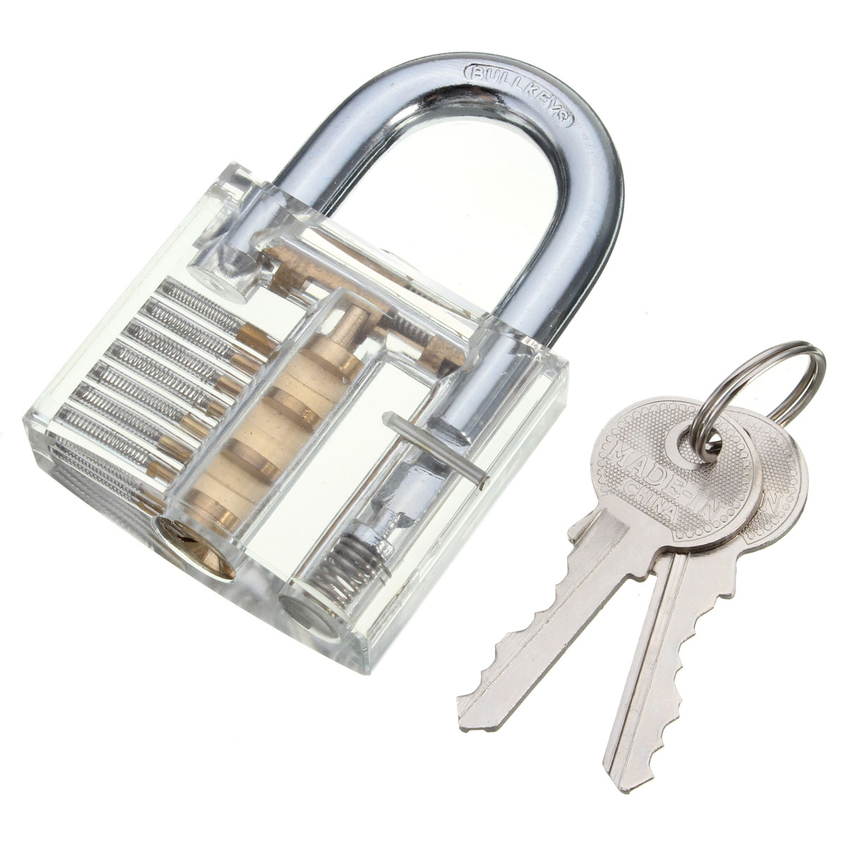 

Transparent Visible Cutaway Inside View Practice Padlock Lock Training Skill For Locksmith