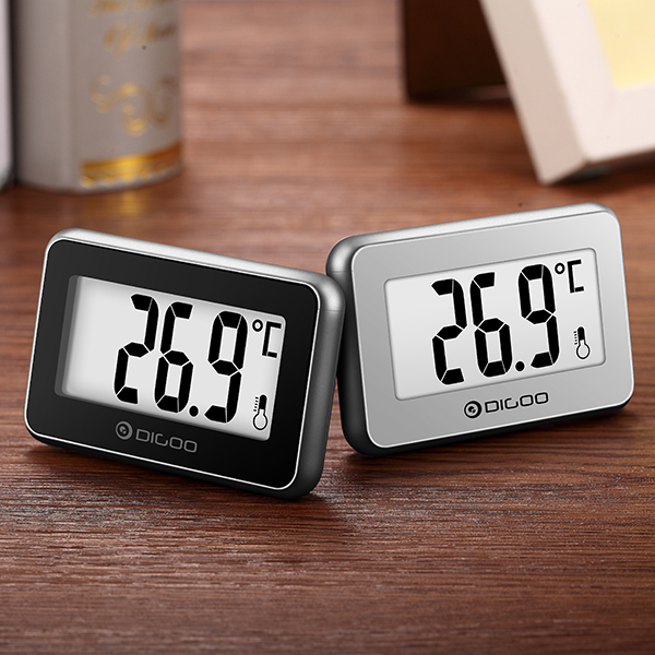 

Digoo DG-TH1100 2 Little Пара Главная Мини цифровой Крытый термометр измеритель температуры монитор