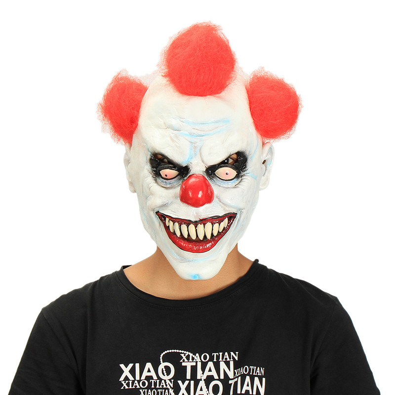 

Halloween Party Home Decoration Clown Mask Headgear Costume Supply Children Gift Toys