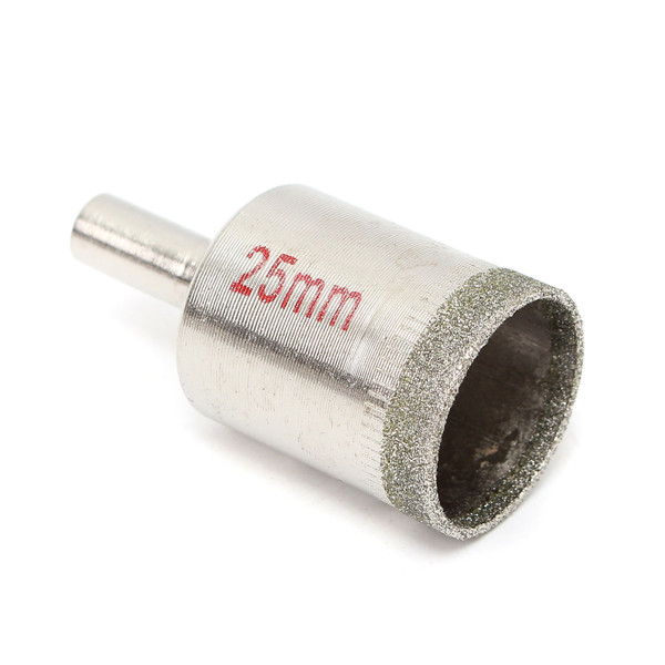 15pcs 6-50mm Diamond Coated Hole Saw Cutter Drill Bit Rotary Tool
