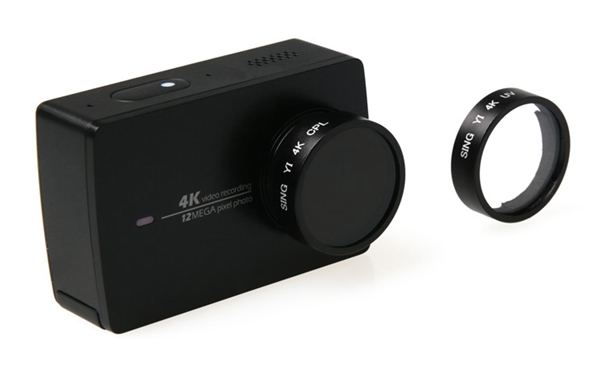 UV CPL Lens Protector Circular Polarizer Filter for Xiaomi Yi II 2 4K Sports Camera