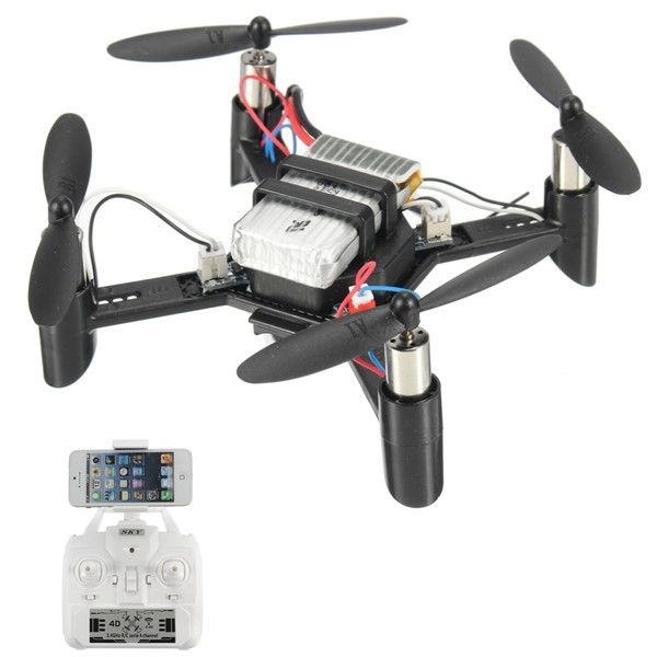 

DM002 Mini WIFI FPV With 0.3MP Camera 2.4GHZ 4CH 6-Aixs RC Drone Quadcopter RTF