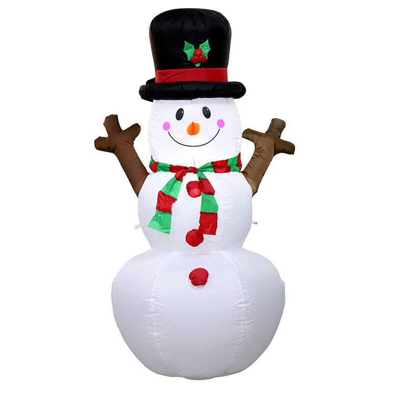 

1.6M Рождественские надувные снеговики Xmas украшения игрушки На открытом воздухе Сад Lights