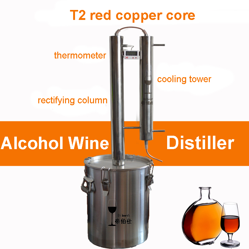 304 Stainless Steel Home Brew Alcohol Wine Distiller Brandy Wine Spirit Distiller Fermenter